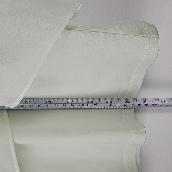 Soft Surroundings Pastel Light Green Chiffon Layered Women's Long Sleeve Top L - Picture 8 of 13